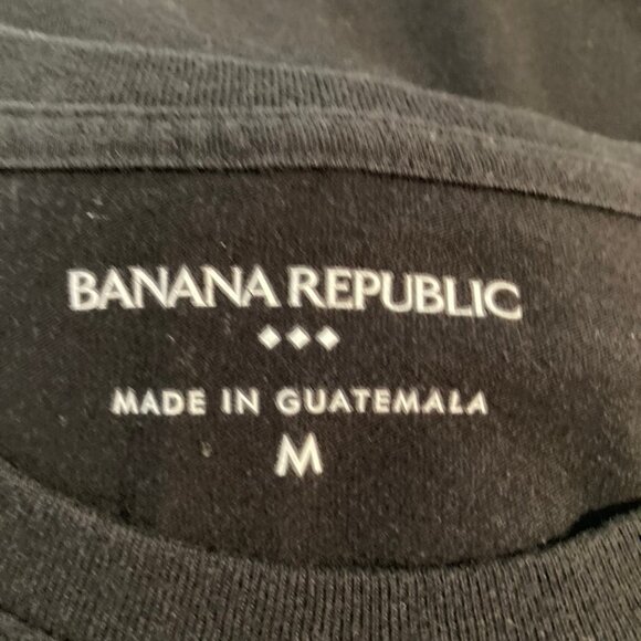 Banana Republic Factory Graphic Tee-Shirt Black Elephant Design NWOT SZ M - Picture 8 of 9